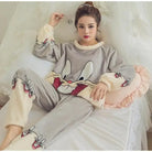 Adorable Fuzzy Pajama Sets for a Cozy Kawaii Look - pajamas