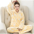 Kawaii Soft Pajama Set Cute Soft Fuzzy Flannel Furry PJS Set