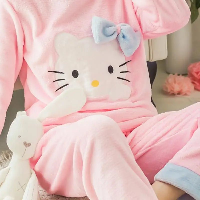 Adorable Fuzzy Pajama Sets for a Cozy Kawaii Look - Cosparty
