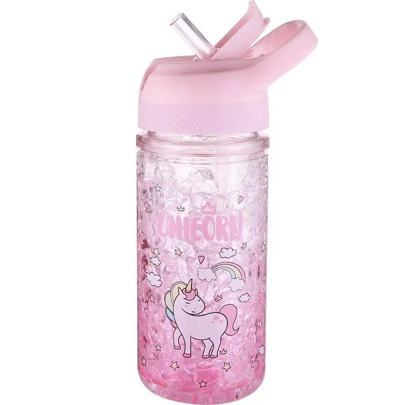 Adorable Glittery Unicorn Water Bottle In Stock in 4 Colors - cup