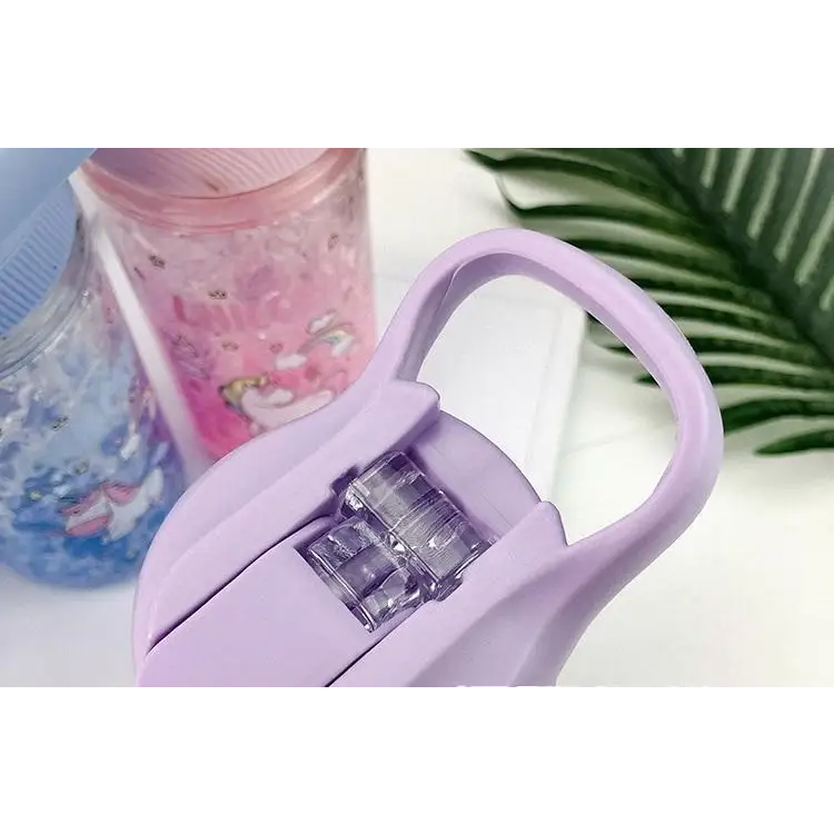 Adorable Glittery Unicorn Water Bottle In Stock in 4 Colors - cup