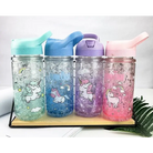 Adorable Glittery Unicorn Water Bottle In Stock in 4 Colors - cup