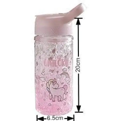 Adorable Glittery Unicorn Water Bottle In Stock in 4 Colors - cup