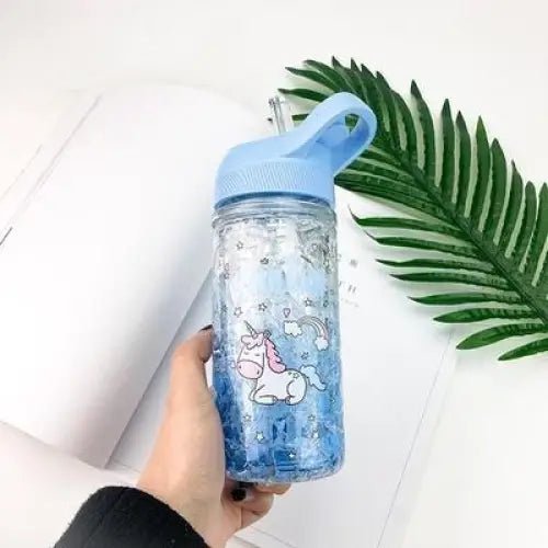 Adorable Glittery Unicorn Water Bottle In Stock in 4 Colors - Cosparty