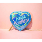 Adorable Heartbreaker Holographic Bag in Heart Shape - Cosparty