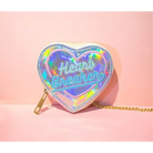 Holographic Heart Breaker Coin Bag Pouch Purse Harajuku Japan Street Fashion