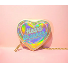 Adorable Heartbreaker Holographic Bag in Heart Shape - bags