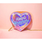 Adorable Heartbreaker Holographic Bag in Heart Shape - Cosparty