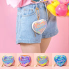 Adorable Heartbreaker Holographic Bag in Heart Shape - bags