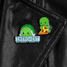 Adorable Introvert Turtle Enamel Pins - Cosparty