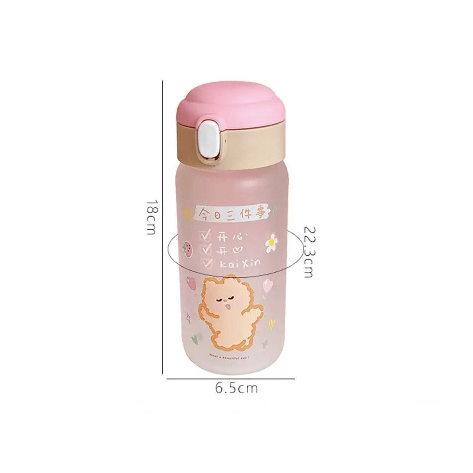 Adorable Japanese Bear Water Bottles for Kawaii Aesthetics - Cosparty