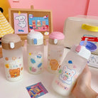 Adorable Japanese Bear Water Bottles for Kawaii Aesthetics - sippy cup