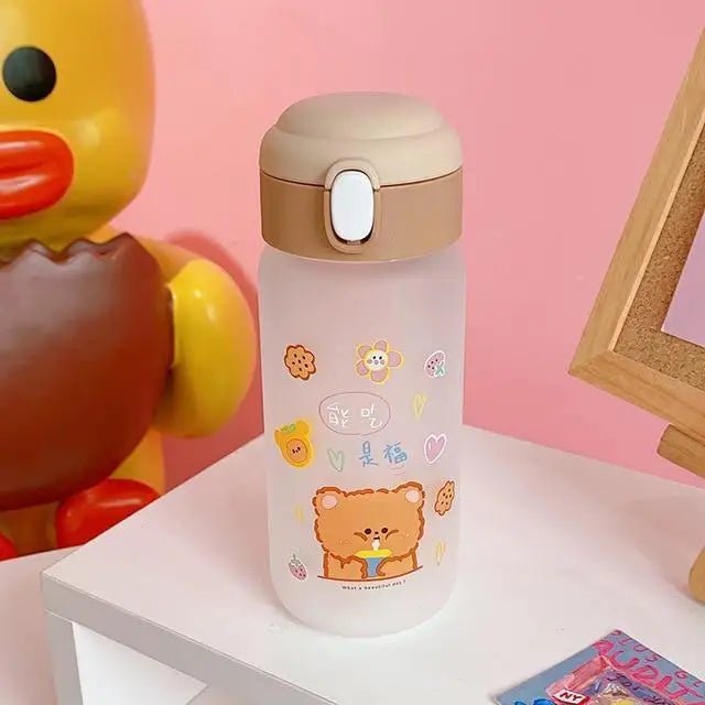 Adorable Japanese Bear Water Bottles for Kawaii Aesthetics - Cosparty