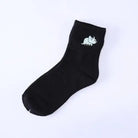 Baby Dino Sockies - Black Triceratops - socks