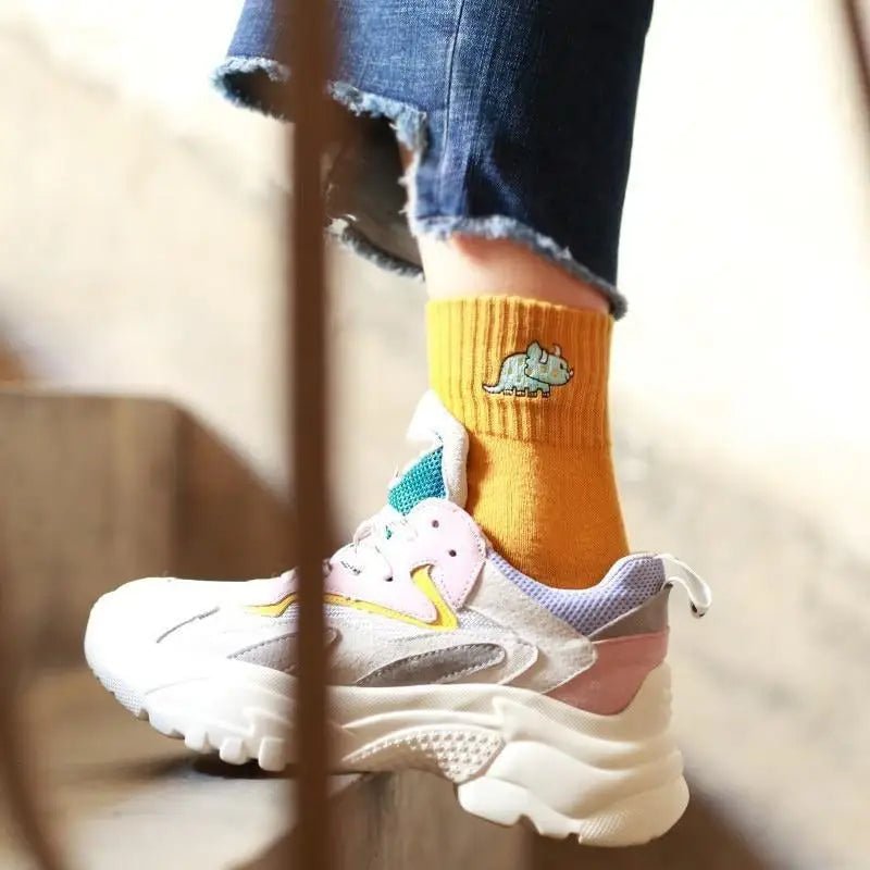 Adorable Kawaii Baby Dinosaur Socks for Cute Style - Cosparty