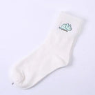 Baby Dino Sockies - White DInosaur - socks