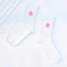 Baby Dino Sockies - Cherry Blossom Flower - socks