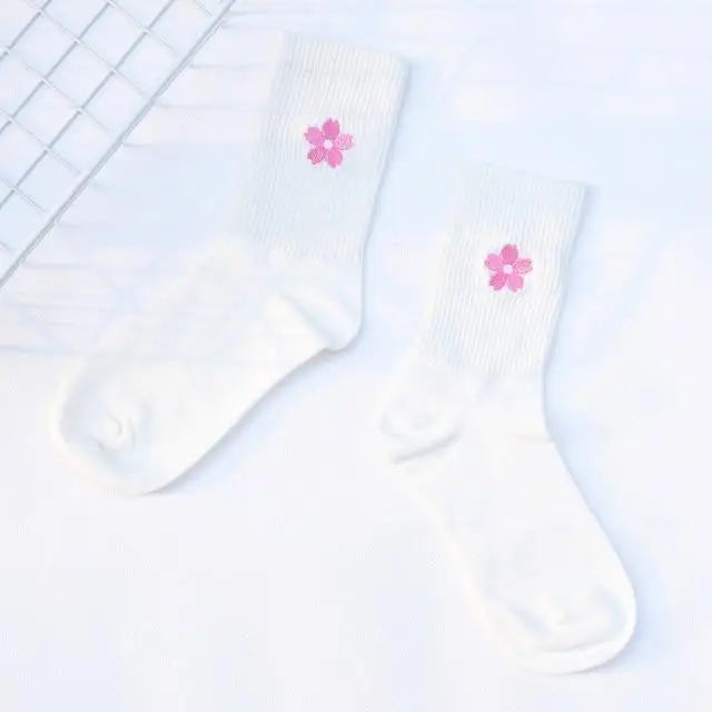 Baby Dino Sockies - Cherry Blossom Flower - socks