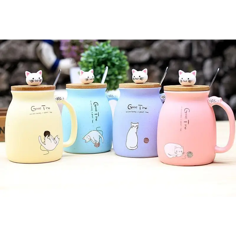 Adorable Kitten Coffee Mugs Made of Heat Resistant Ceramic - cup