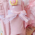 Adorable Kitten Fairy-Kei Backpack with Ribbons and Lace Trim - backpack