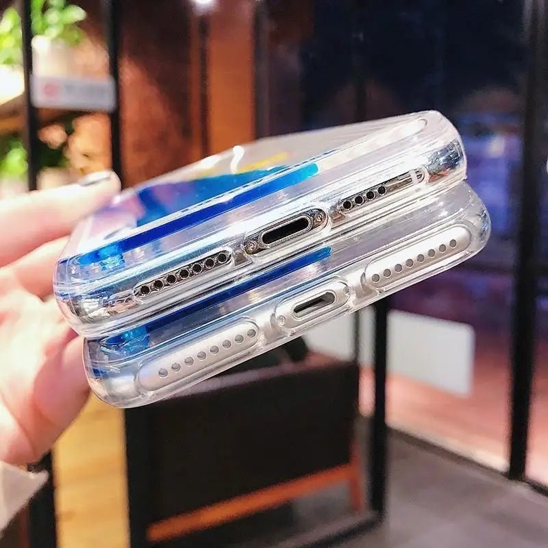 Adorable Liquid Infused Swimming Ducky iPhone Case - Cosparty