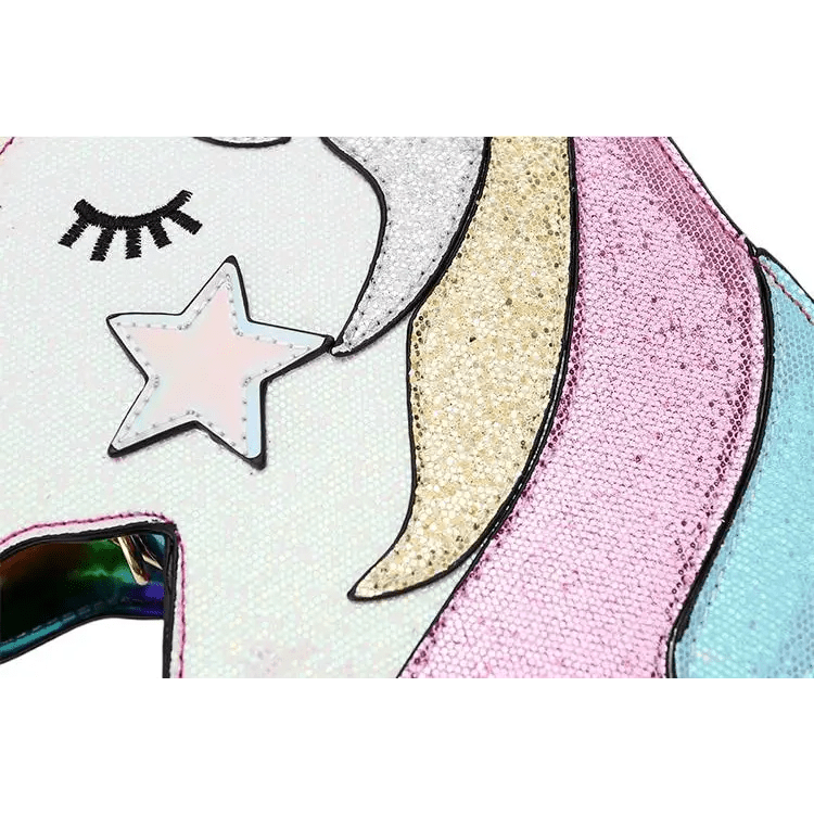 Adorable Magical Unicorn 3D Handbag in Vegan Leather - Cosparty