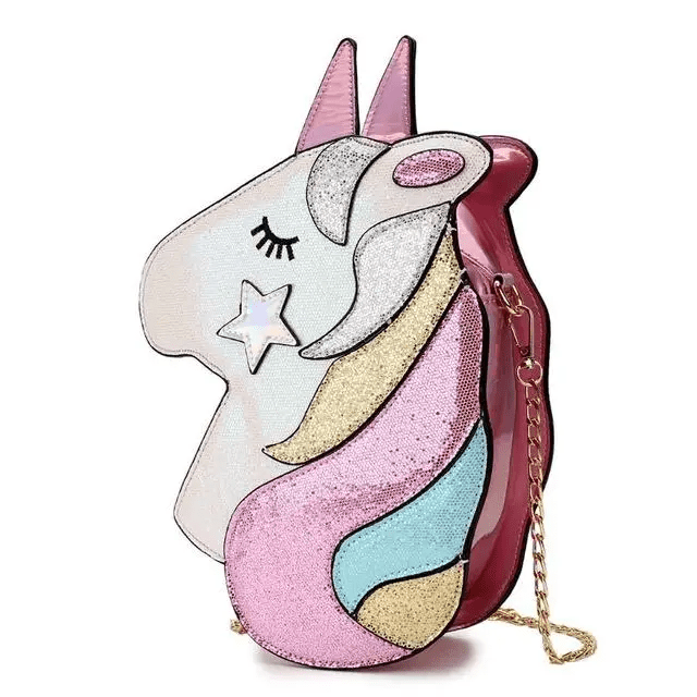 Adorable Magical Unicorn 3D Handbag in Vegan Leather - Cosparty