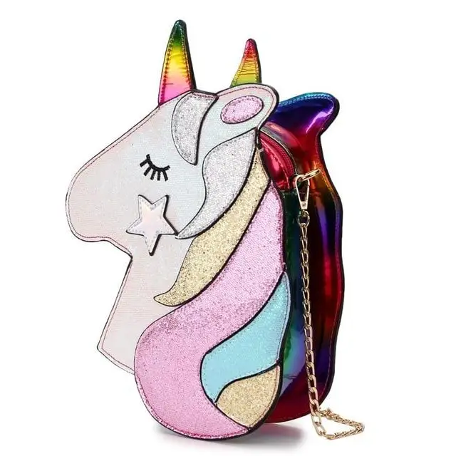 Adorable Magical Unicorn 3D Handbag in Vegan Leather - bag