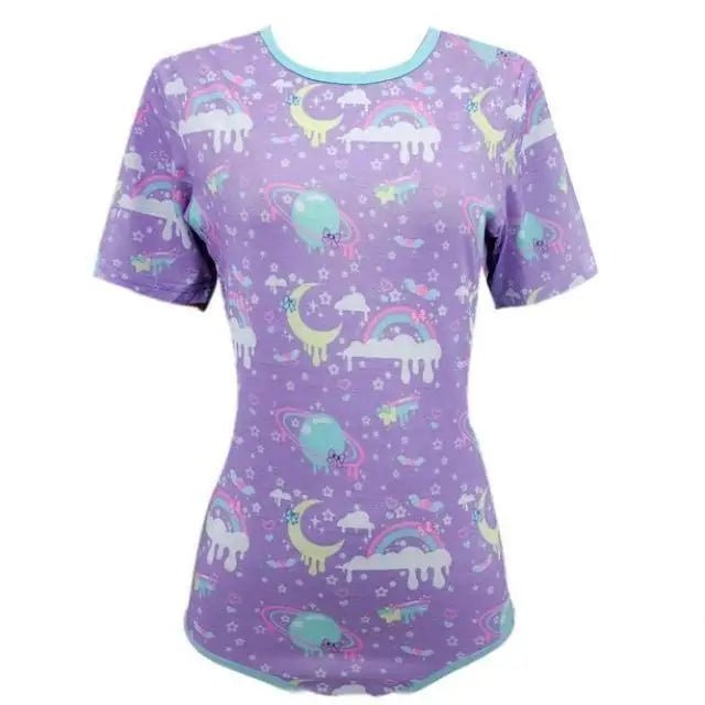 Adorable Milky Galaxy Onesie for Kawaii Fashion Lovers - Cosparty