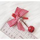 Adorable Nipple Clamps with Jingly Bells and Plaid Ribbons - accessories