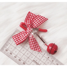 Adorable Nipple Clamps with Jingly Bells and Plaid Ribbons - Cosparty