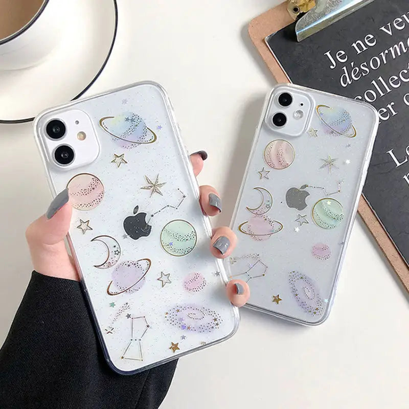 Adorable Outer Space Phone Case for Galaxy Lovers - phone case