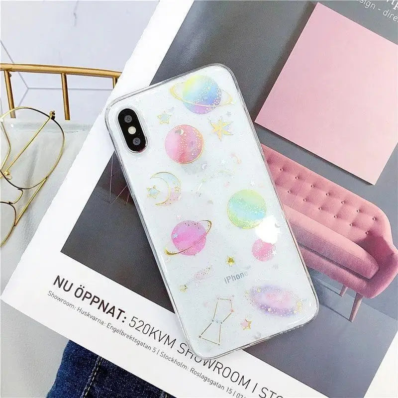 Adorable Outer Space Phone Case for Galaxy Lovers - phone case