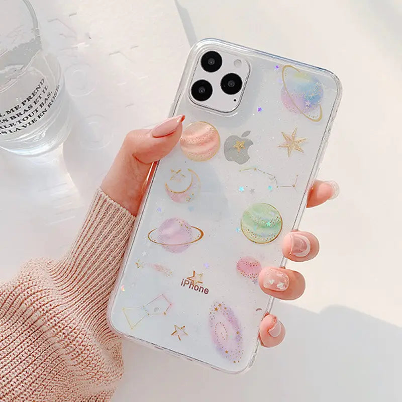 Adorable Outer Space Phone Case for Galaxy Lovers - phone case