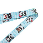 Adorable Panda Lanyard in Blue or Pink for Kawaii Style - Cosparty