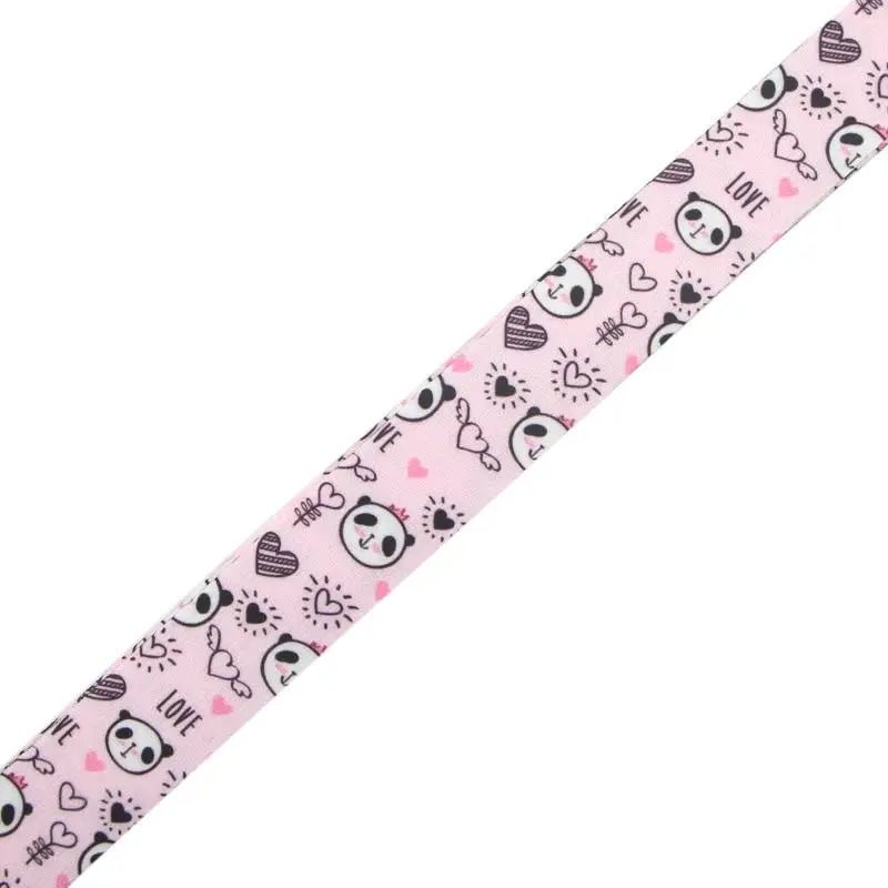 Adorable Panda Lanyard in Blue or Pink for Kawaii Style - Cosparty