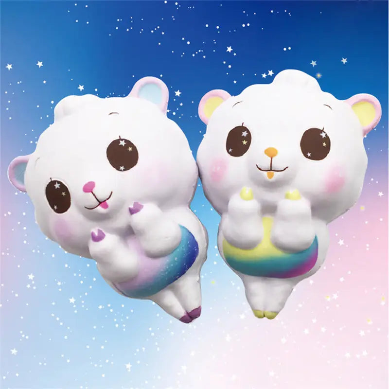 Adorable Pastel Baby Bear Squeeze Toy for Stress Relief - toy