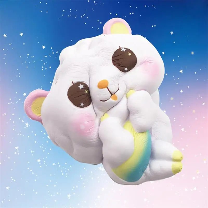 Adorable Pastel Baby Bear Squeeze Toy for Stress Relief - Cosparty