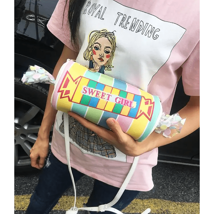 Adorable Pastel Rocket Candy Purse for Kawaii Style and Space - Cosparty