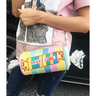 Adorable Pastel Rocket Candy Purse for Kawaii Style and Space - purse