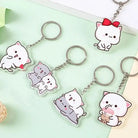 Adorable Peach & Goma Keychains for Fans of the Lovable Duo