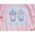 Adorable Pink Bubble Tea T-Shirt for Kawaii Cuties - Cosparty