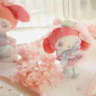 Adorable Pink Bunny Plush with Keychain Attachment - Cosparty