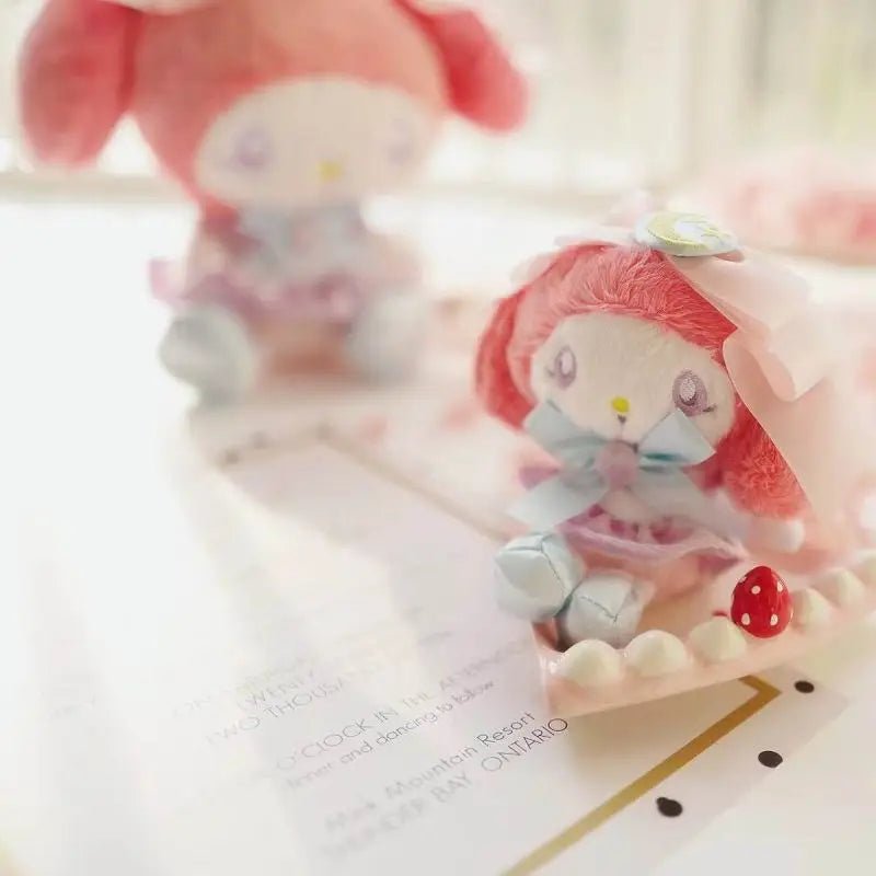 Adorable Pink Bunny Plush with Keychain Attachment - Cosparty