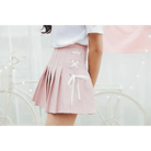 Adorable Pleated Corset Skirts in Three Colors with Ribbon Bows - Cosparty