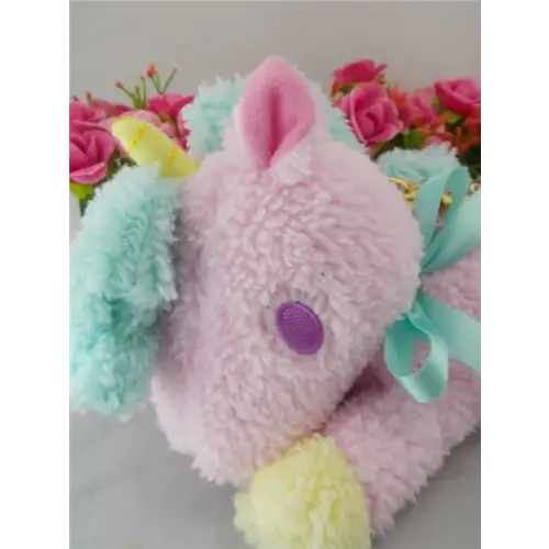 Adorable Plush Unicorn Purse for Pastel Fairy Kei Fashion - Purse