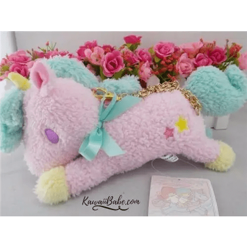 Adorable Plush Unicorn Purse for Pastel Fairy Kei Fashion - Cosparty
