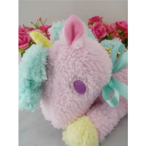 Adorable Plush Unicorn Purse for Pastel Fairy Kei Fashion - Cosparty