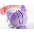 Adorable Purple Cat Plush with Keychain Attachment - Cosparty