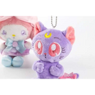 Adorable Purple Cat Plush with Keychain Attachment - stuffed animal